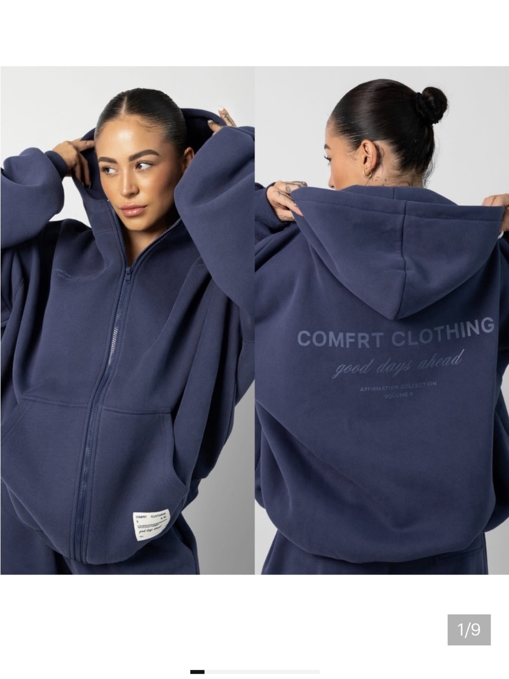Comfrt Affirmation Zip Hoodie